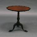 Chippendalestyle Carved Mahogany Tilttop Tea Table