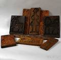 Nine Carved Wood Molds