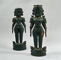 Two Indian Wood Carvings