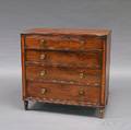 George III Inlaid Mahogany Chest of Drawers