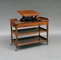 Georgianstyle Mahogany Tea Cart