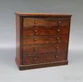 William IV Mahogany Linen Cabinet