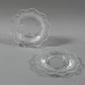Pair of Small Lalique Lily Pad Dishes