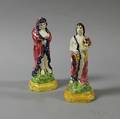 Two Staffordshire Figures of Seasons