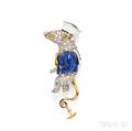 Enamel and Diamond Sailor Mouse Brooch Donald Claflin Tiffany amp Co