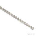 14kt White Gold and Diamond Bracelet