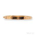 18kt Rose Gold Love Bracelet Cartier