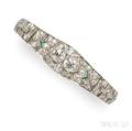Art Deco Platinum and Diamond Bracelet