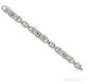Art Deco Platinum and Diamond Bracelet