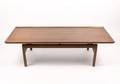 Jens Risom Modern Walnut Coffee Table