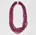 Ruby Bead Necklace