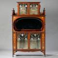 Art Nouveau Cabinet in the Manner of Shapland  Petter