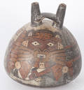 South American pottery vase