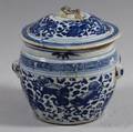 Chinese Blue and White Covered Jar