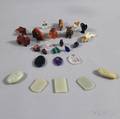 Small Collection of Mostly Asian Hardstone Figures and Pendants