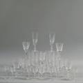 Thirtythree Pieces of Waterford and Stuart Colorless Crystal Stemware