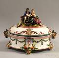 Capo di Monte Covered Porcelain Tureen
