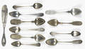 Coin silver spoons
