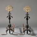 Pair of Decorative Andirons