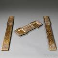 Tiffany Studios American Indian Blotter Ends and Pen Tray