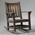 Gustav Stickley Vback Rocker