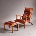 Moser Lolling Chair and Ottoman