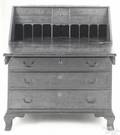 Rhode Island Chippendale cherry desk ca 1775
