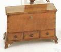 Pennsylvania Chippendale cherry miniature blanket chest ca 1790