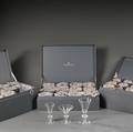 Thirtyfive Pieces of Boxed Steuben Table Glass