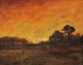 Alexander Helwig Wyant American 18361892 Meadow Sunset