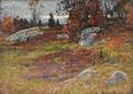 John Joseph Enneking American 18411916 Cloudy Day Autumn Near Newburyport No 1