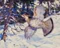 Frank Weston Benson American 18621951 Ruffled Grouse Winter