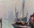Emile Albert Grupp American 18961978 Drying the Sails Gloucester
