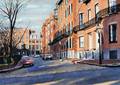 Sergio Roffo American b 1953 Louisburg Square A Beacon Hill Boston View