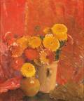 Laura Coombs Hills American 18591952 Calendulas