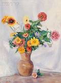 Johann Henrik Carl Berthelsen DanishAmerican 18831972 Floral Still Life