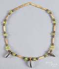 Native American bear claw necklace