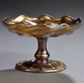 Tiffany Gold Favrile Compote