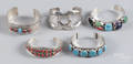 Five Navajo silver