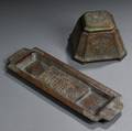 Tiffany Studios Inkwell and Tray
