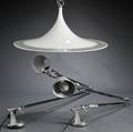 Pair of Tolomeo Tavolo by Artemide Wall Lamps and a Blown Glass Hanging Lamp