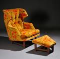 Dunbar Chair and Footstool
