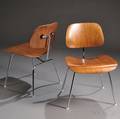 Two Eames DCM Chairs