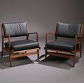 Two Jens Risom Lounge Chairs