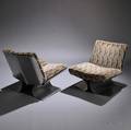 Pair of Franois Monnet Slipper Chairs