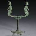 Twolight Sea Horse Candlestick Probably ET Hurley