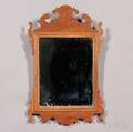 Small Chippendale Mahogany Scrollframe Mirror