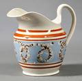 Wide Mouth Mochadecorated Pearlware Pitcher