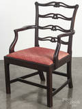 Philadelphia Chippendale walnut armchair