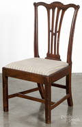 Pennsylvania Chippendale walnut dining chair